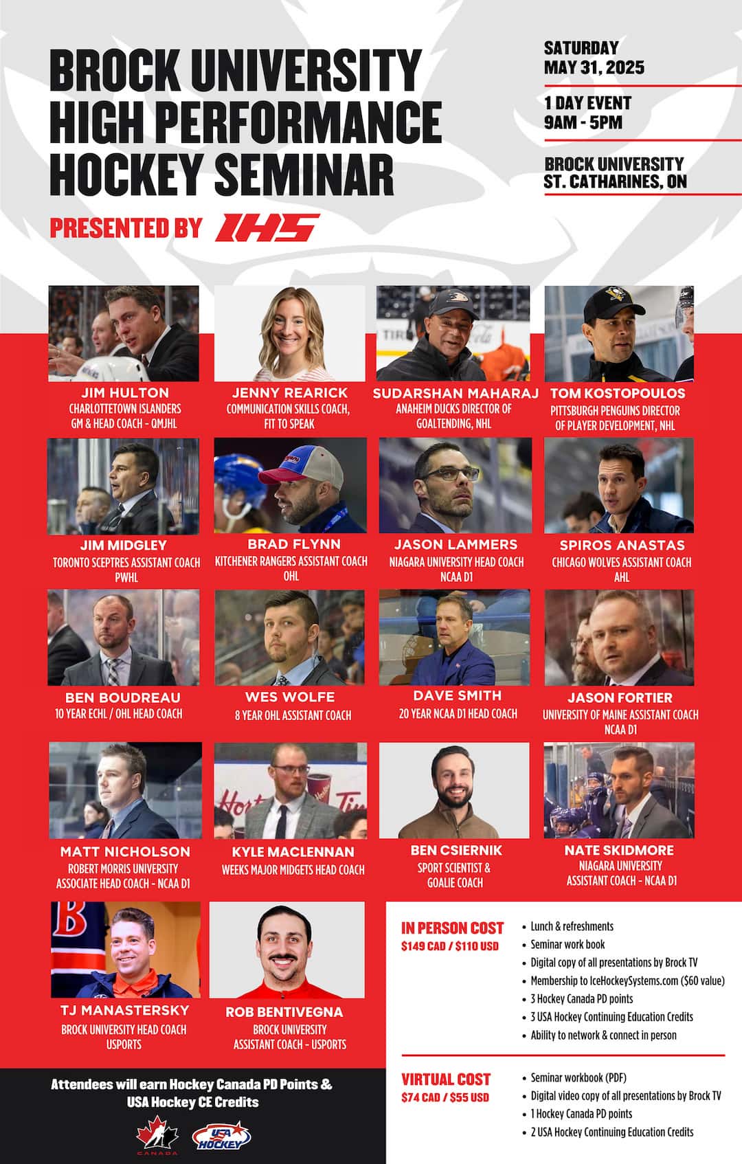 2025 Brock University High Performance Hockey Seminar