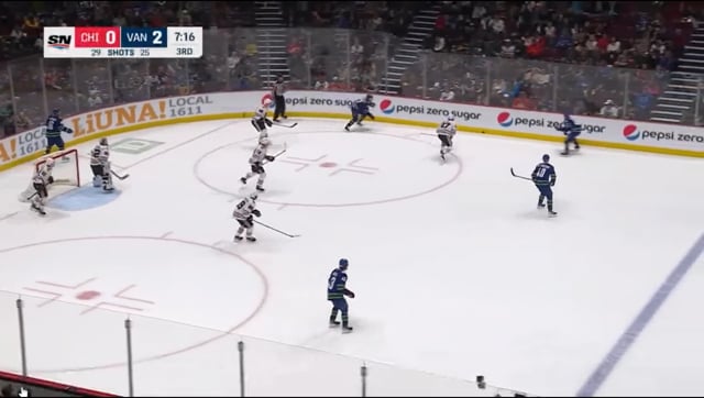 High F3 Helps Vancouver Canucks Keep Puck in Zone