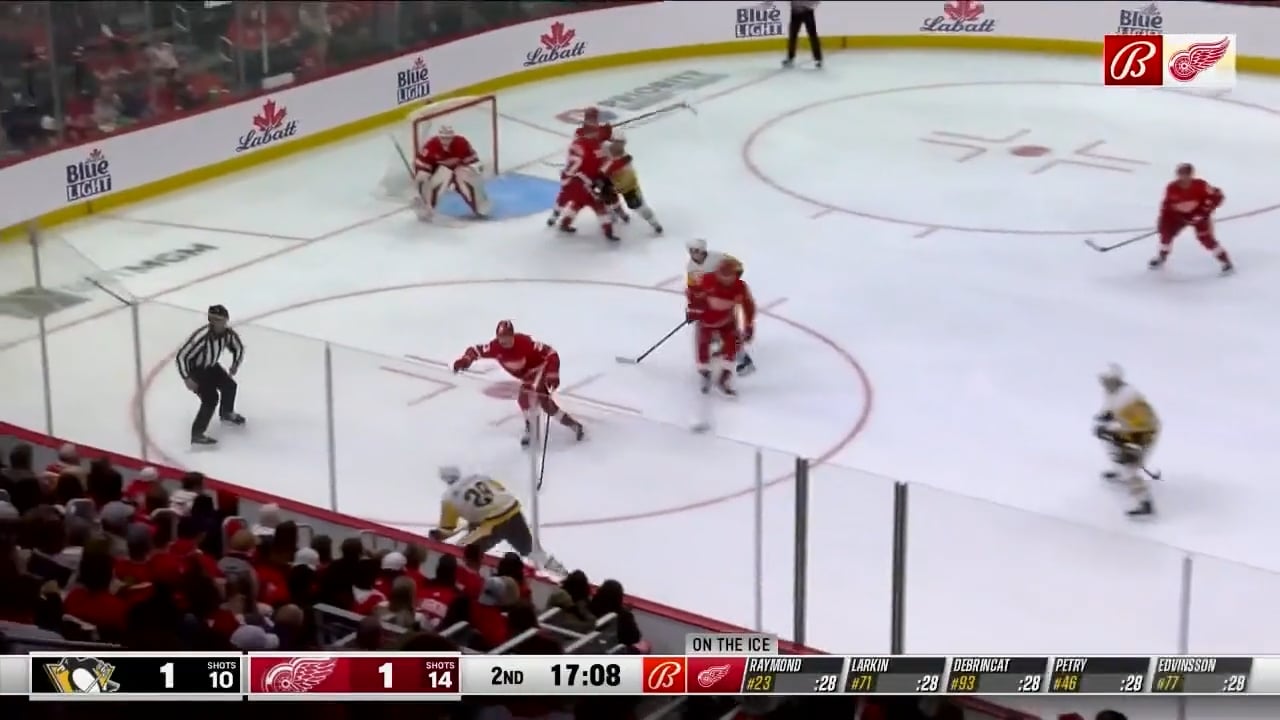 Center High Faceoff Play by Pittsburgh