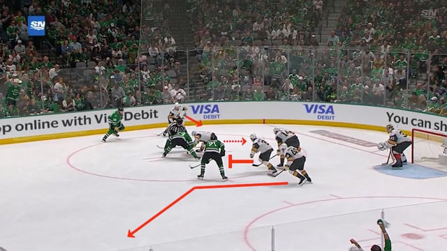 Wheel & Fly D Zone Faceoff  Zone by Golden Knights