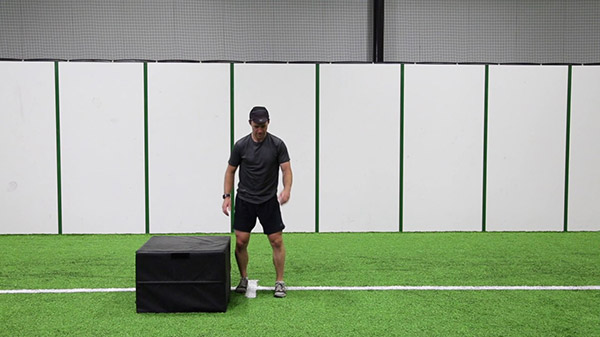 Medial Single Leg Box Hops