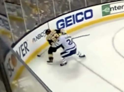 Brad Marchand Puck Protection