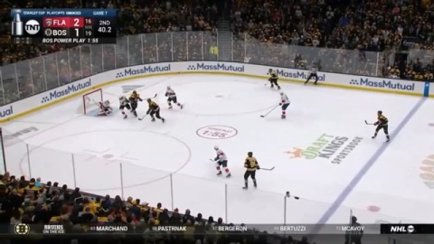 Bobrovsky Directs Butterfly Stick Save to the Corner