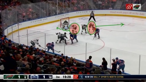 Defensive Zone Faceoff D to Dot by Wild