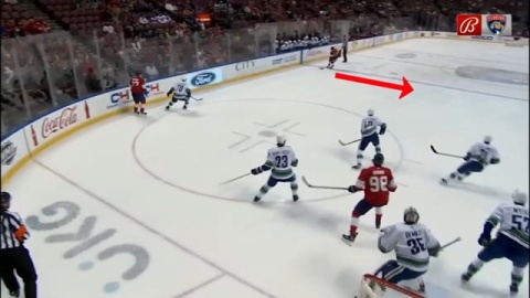 Ekblad Walks the Blue Line