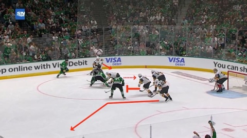 Wheel & Fly D Zone Faceoff  Zone by Golden Knights