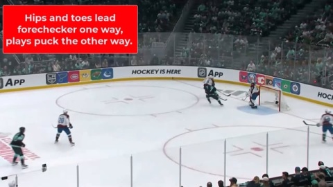Johnson Uses Deception on Retrieval vs Kraken Forecheck