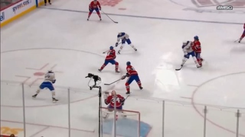 Quinn Releases Puck Behind Heels on Zone Entry