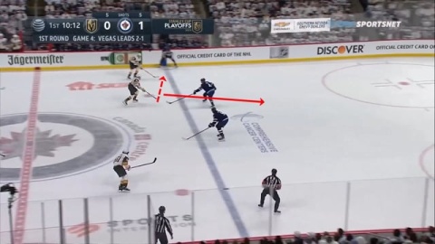3 on 2 Zone Entry Kick Out with Middle Lane Drive