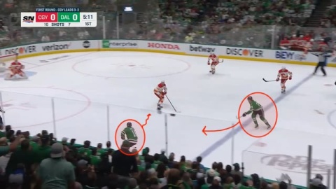 Cross & Drop Zone Entry Goal By Dallas Stars