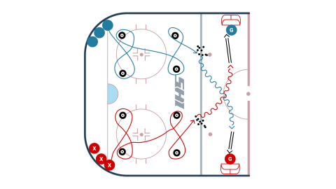 Half Ice Skating & Pucks