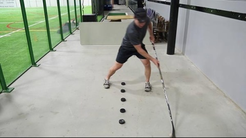 Johnny Gaudreau - Stick Handle With Reach