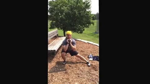 Lateral Lunge with Dumbell