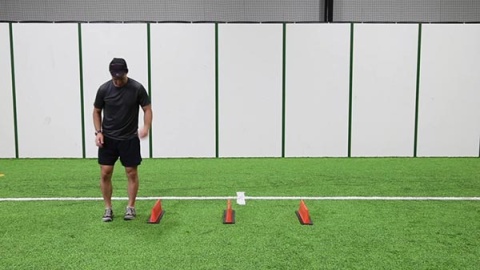 Single Leg Lateral Hop With A Bounce