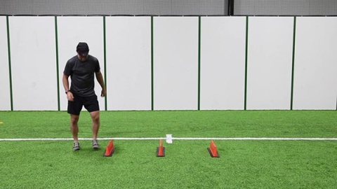 Single Leg Medial Hop With A Bounce