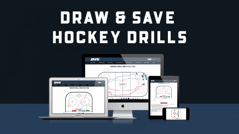 Draw & Save Hockey Drills on IHS