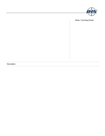 Blank Hockey Drill Template #2