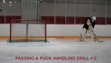 Passing & Puck Handling Drill # 2