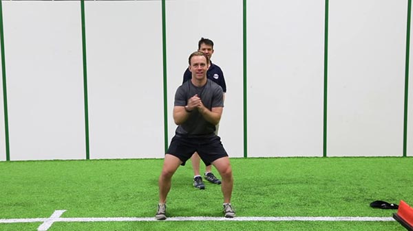 Tennis Ball Drop - Partner Overhead