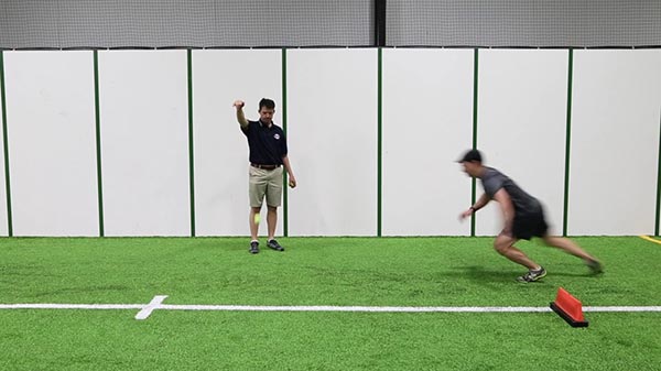 Tennis Ball Drops - Staggered Foot